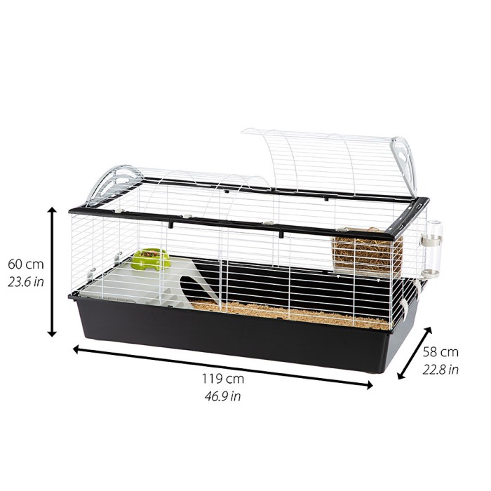 Ferplast CAGE CASITA 120 WHITE (x1) Велика клітка для кроликів 119 x 58 xh 60 cm