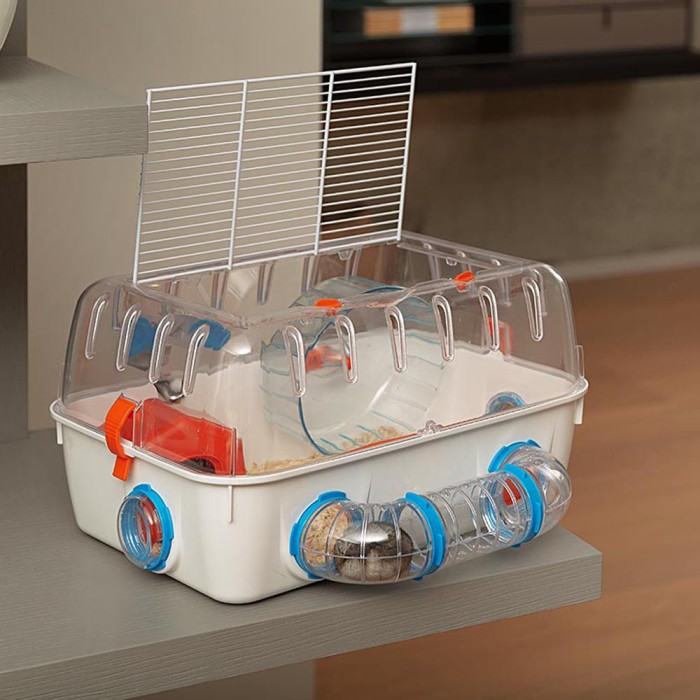 Ferplast CAGE COMBI 1 Клітка для хом'яків з ігровими тунелями 40,5 x 29,5 xh 22,5 cm