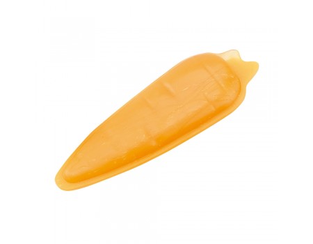 Ferplast GOODB TIN & NAT BAG CARROT Жувальна іграшка для гризунів у формі моркви. 11,5 x 4 x h 1,8 cm