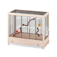 Ferplast CAGE GIULIETTA 4 BLACK Дерев'яна клітка для канарок та маленьких екзотичних птахів 57 x 30 xh 50 cm