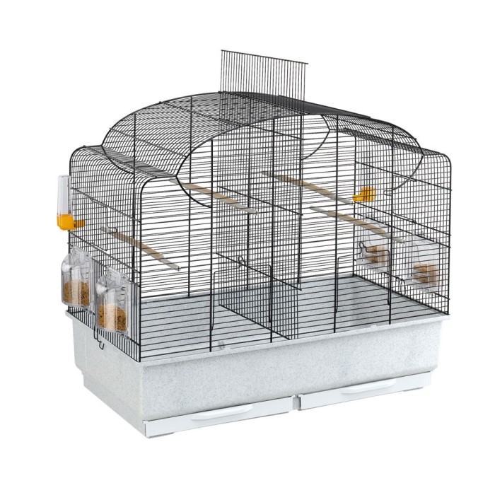 Ferplast CAGE CANTO BLACK Клітка для канарок та маленьких екзотичних птахів 71 x 38 xh 60,5 cm