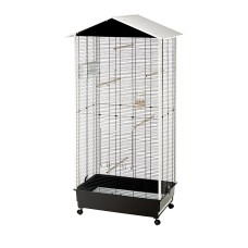 Ferplast AVIARY NOTA BLACK Вольєр для канарок та маленьких птахів 76,5 x 57 xh 161,5 cm