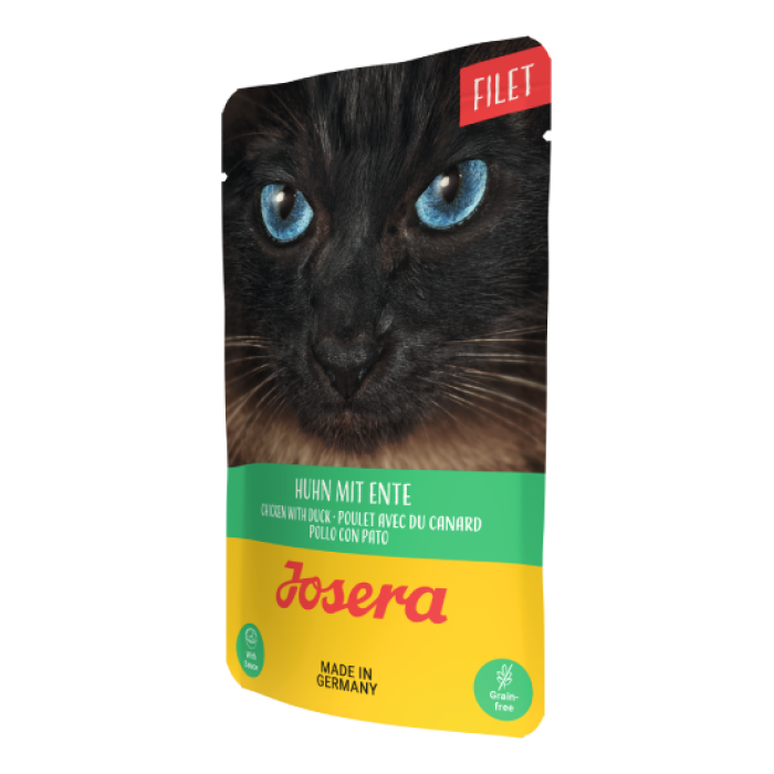 Влажный корм для кошек Josera Filet Huhn mit Ente, филе курицы с уткой, 70 г