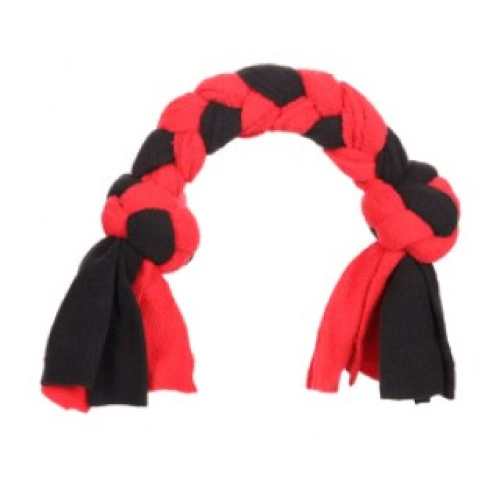 Flamingo Womas Fleece Bone With Rope ФЛАМІНГО ВОМАШ ЧЕРЕВНА КІСТКА З ВУЗЛАМИ іграшка для собак,L