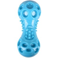 Flamingo Wido Dumbbell ФЛАМІНГО ВИДО ГАНТЕЛЬ іграшка з пищалкою для собак, 5,7х5,7х14,2 см, блакитний
