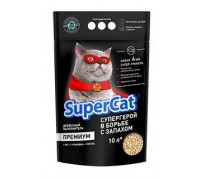 Super Cat Премиум - древесный наполнитель гранулы 4мм, 3кг..
