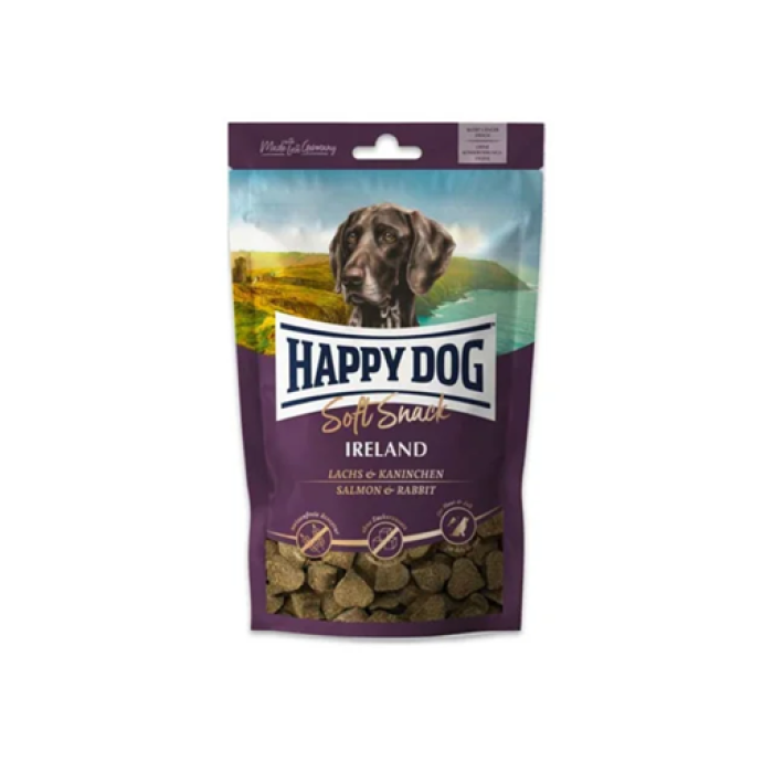 Happy dog  SoftSnack Ireland  100 грамм мягкие закуски для собак с лососем и кроликом 