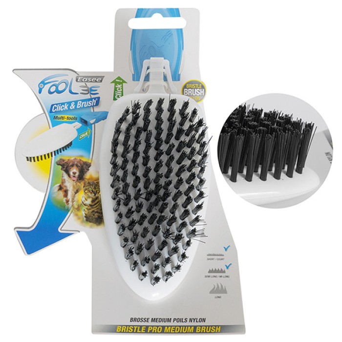 FoOlee Easee Bristle Pro Medium Brush ФОЛИ ИЗИ БРИСТЛ ПРО сменная насадка-щетка, для короткой и средней шерсти