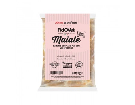 Влажный корм для собак Fidovet - Maiale (Свинина), 190 г