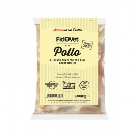 Влажный корм для собак Fidovet - Pollo (Курица), 190 г