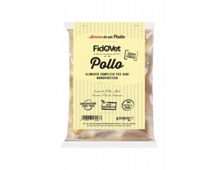 Влажный корм для собак Fidovet - Pollo (Курица), 190 г