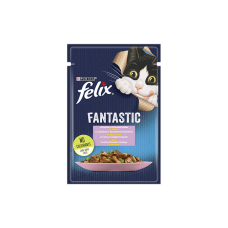 FELIX Fantastic с форелью и зелеными бобами кусочки в желе 85г