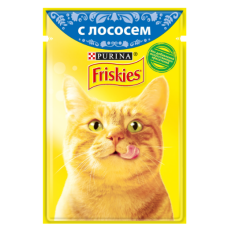 Friskies Корм для кішок з лососем у підливі 85г