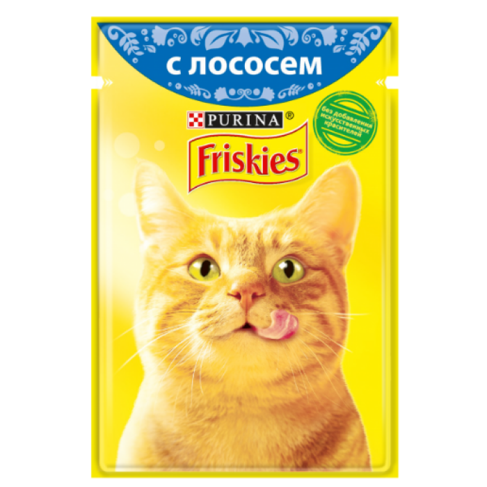 Friskies Корм для кішок з лососем у підливі 85г