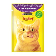 Friskies Корм для котів з ягнятком у підливі 85 гр