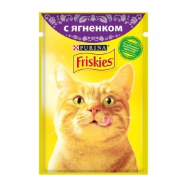 Friskies Корм для кошек c ягненком в подливе 85 гр..