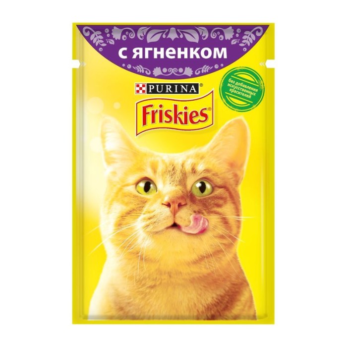Friskies Корм для котів з ягнятком у підливі 85 гр