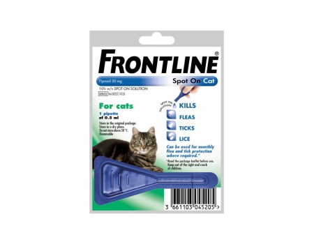 MERIAL FrontLine Spot On Cat (Фронтлайн) капли для кошек, 0,5 мл