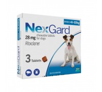 Некс Гард - Жувальна таблетка від кліщів та бліх для собак вагою від 4..