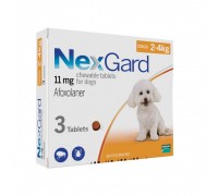 Некс Гард - Жувальна таблетка від кліщів та бліх для собак вагою від 2..