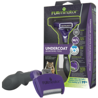 Фурминатор FURminator NEW крупные кошки с длинным мехом, M-L