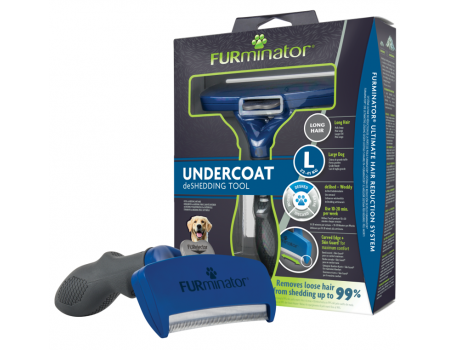 Фурмінатор FURminator Dog Undercoat L Long Hair для собак великих порід з довгою шерстю