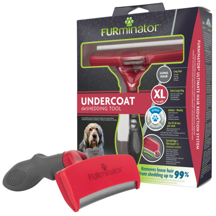 Фурмінатор FURminator Dog Undercoat Long Hair для собак гігантських порід з довгою вовною