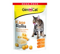 Витамизированные таблетки для кошек GimCat Kase Rollis, сырные шарики,..