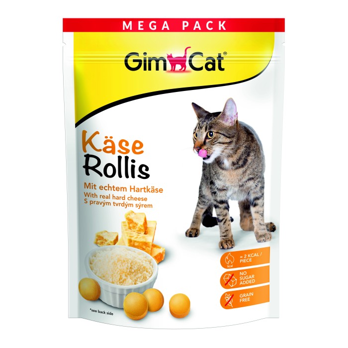 Вітамінізовані таблетки для котів GimCat Kase Rollis сирні кульки,  425 г 