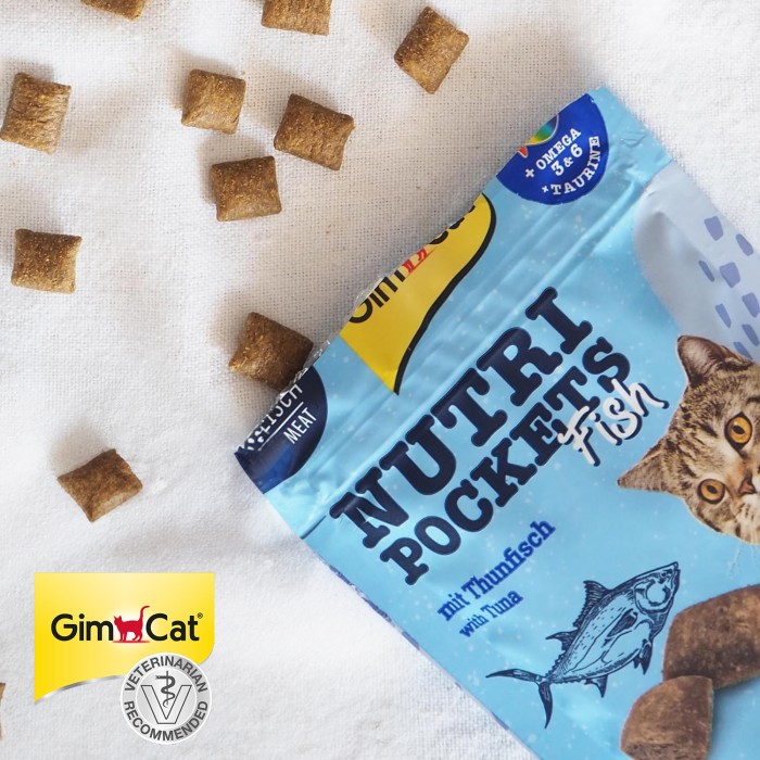 Ласощі для котів GimCat Nutri Pockets Fish Тунець,  60 г