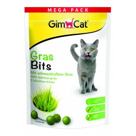 Вітамінізовані таблетки для котів GimCat Gras Bits, трав'яні кульки, п..
