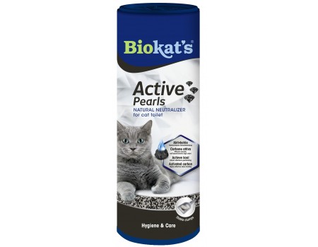 Дезодорант для котячого туалету Biokat's Active Pearls з активованим вугіллям, 700 мл