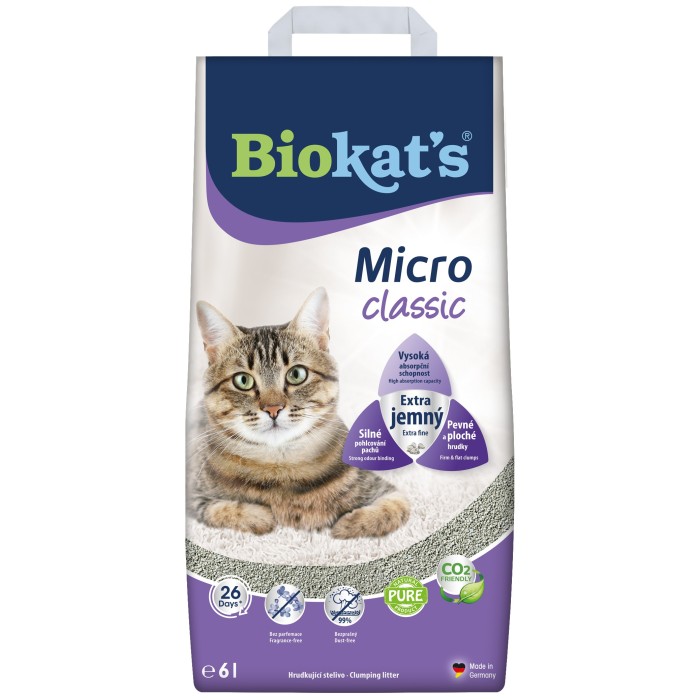 Наполнитель для кошачьего туалета Biokat's Micro Classic, 6 л