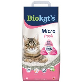 Наполнитель для кошачьего туалета Biokat's Micro Fresh, 6 л..