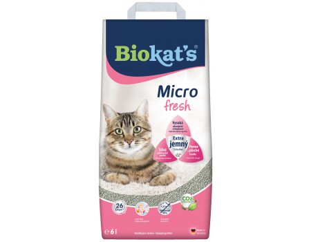 Наповнювач для котячого туалету Biokat's Micro Fresh, 6 л