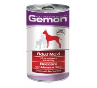 GEMON DOG Wet Chunks with Beef and Rice – Adult Maxi  консервы для кр..