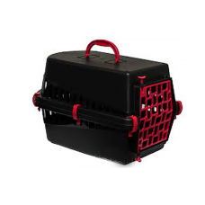 Переноска Georplast Black Edition для собак 50×33×32 см черная