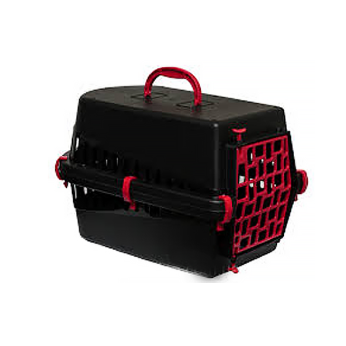 Переноска Georplast Black Edition для собак 50×33×32 см чорна