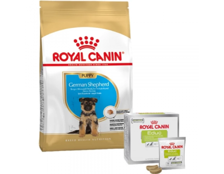 Сухой корм ROYAL CANIN GERMAN SHEPHERD PUPPY 12 kg + лакомство EDUC 30 шт.