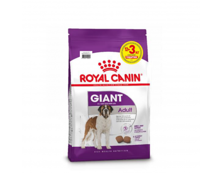 Royal Canin Giant Adult для собак старше 18/24 месяцев 12+3 кг 