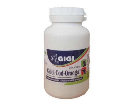 Gigi Calci-Cod Omega (кальцій код омега) - кальцій, фосфор, вітамін, 21 капс