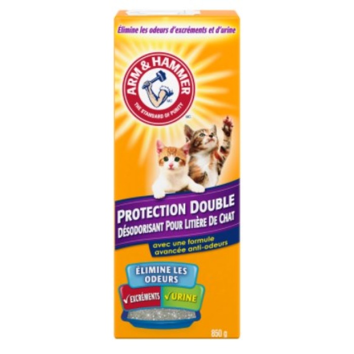 ARM&HAMMER Дезодорант Подвійна сила для котячих туалетів, порошок, 850г