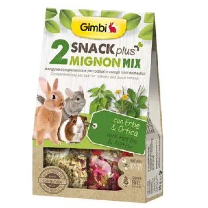 Лакомство для грызунов GimBi Микс крапива, 50 г