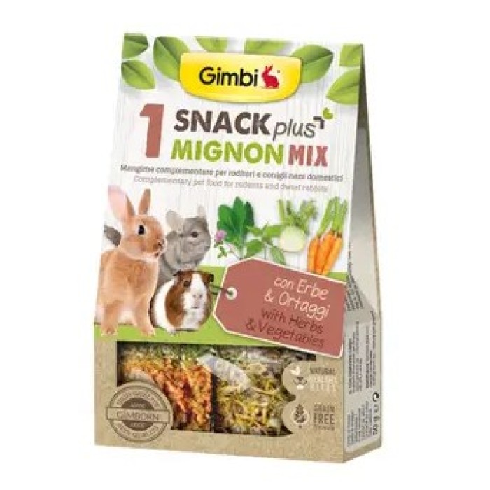 Лакомство для грызунов GimBi Микс травы и овощи, 50 г
