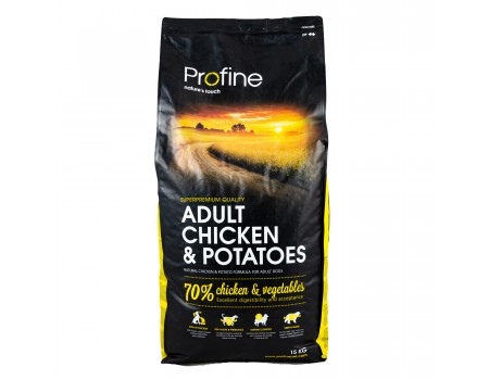 Profine (Профайн) Adult Chicken & Potatoes - сухий корм для дорослих собак з куркою та картоплею 15кг