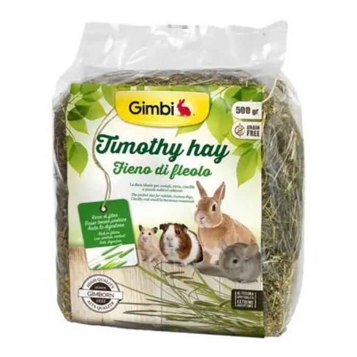 Сено для грызунов Gimbi «Timothy Hay» (Сено Тимофеевки) 500 г