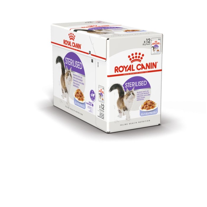 Вологий корм для дорослих стерилізованих котів ROYAL CANIN STERILISED IN JELLY 0.085 кг