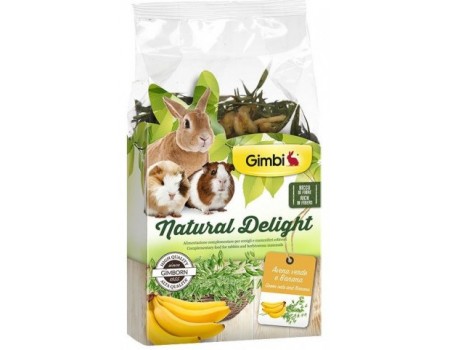 GimBi Natural Delight ласощі для гизунів, овес та банан 100гр