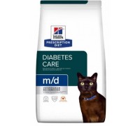 Hills PD Feline M/D- для кошек с сахарным диабетом или избыточным весо..