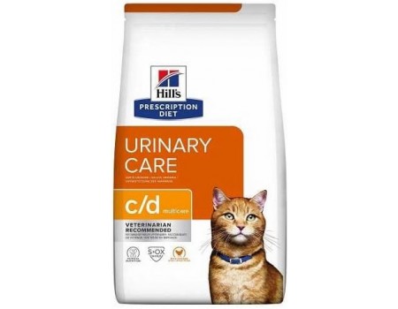 Hills PD Feline C/D - для кошек при мочекаменной болезни с курицей - 3 кг